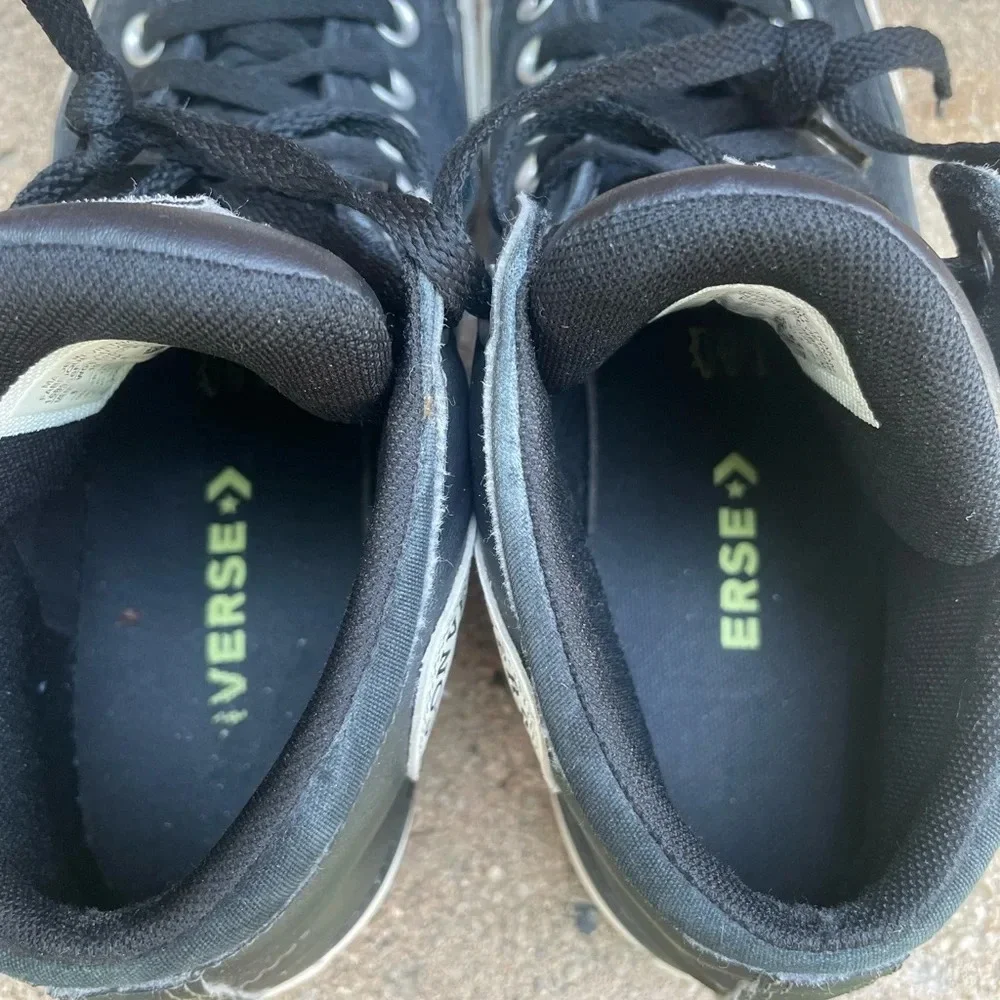 CONVERSE Men’s Black Chuck Taylor All Star Mid Ankle Sport Shoe Sneaker Size 8 - Picture 5 of 9